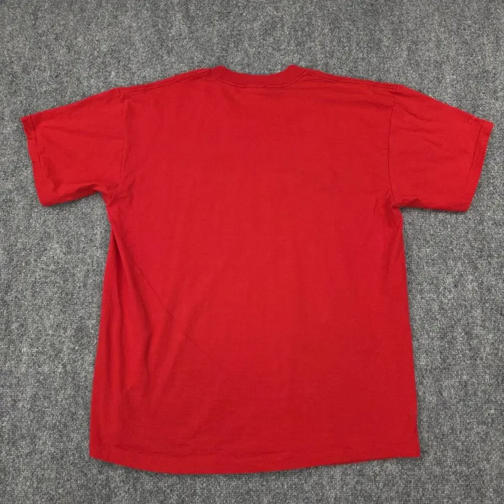 Vintage Guess Shirt Mens Large Classic Embroidered Made USA 90s Tee Streetwear - Picture 3 of 16